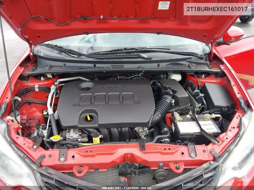 2T1BURHEXEC161017 2014 Toyota Corolla S Plus