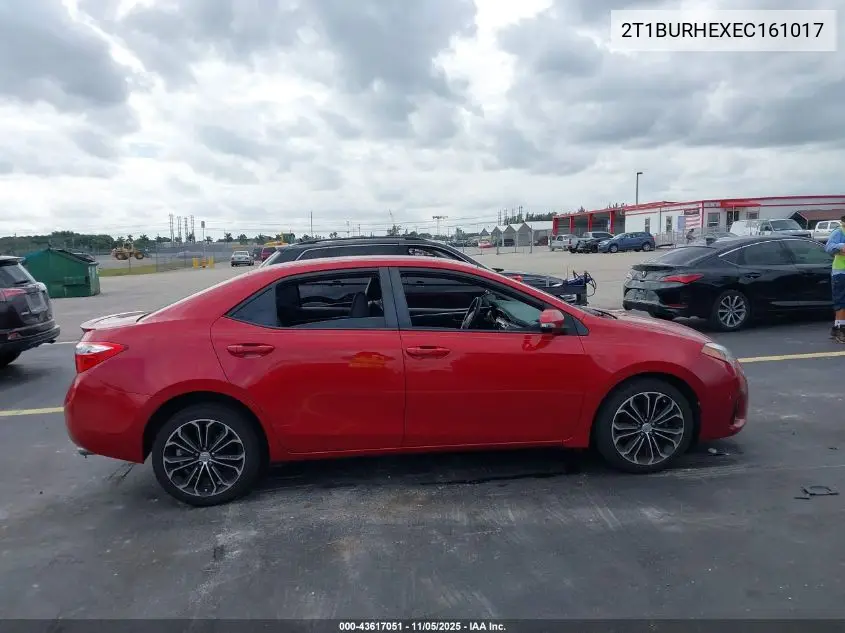 2T1BURHEXEC161017 2014 Toyota Corolla S Plus
