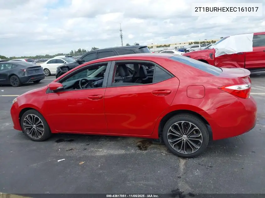 2T1BURHEXEC161017 2014 Toyota Corolla S Plus