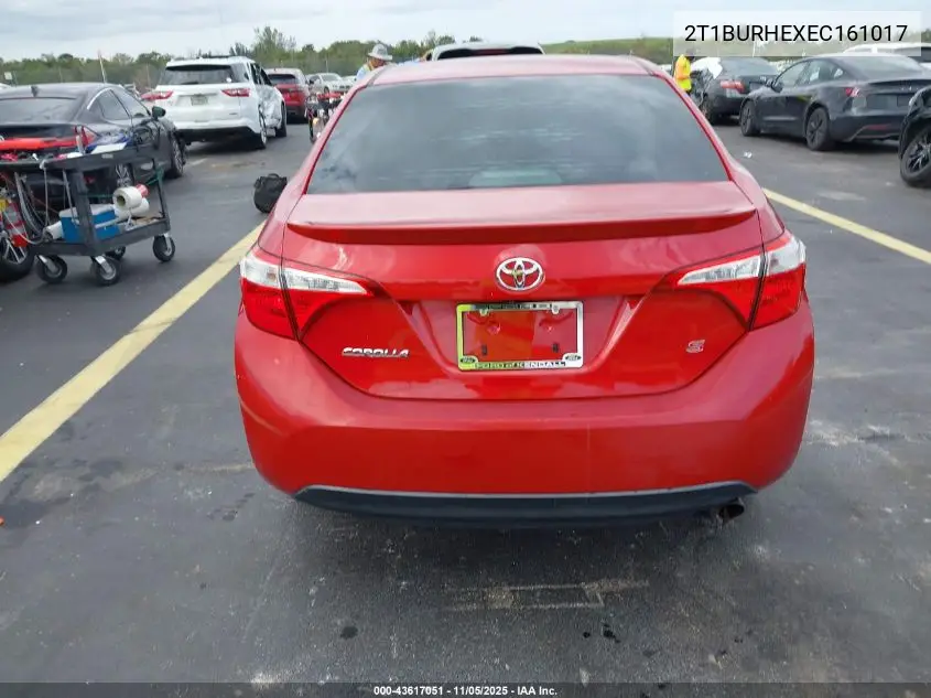 2T1BURHEXEC161017 2014 Toyota Corolla S Plus