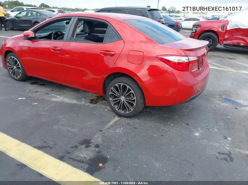 2T1BURHEXEC161017 2014 Toyota Corolla S Plus