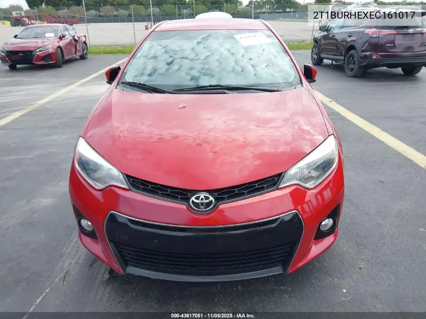 2T1BURHEXEC161017 2014 Toyota Corolla S Plus