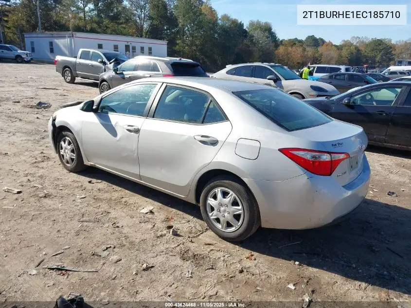 2T1BURHE1EC185710 2014 Toyota Corolla L