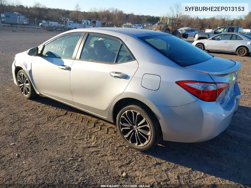 5YFBURHE2EP013153 2014 Toyota Corolla S Plus