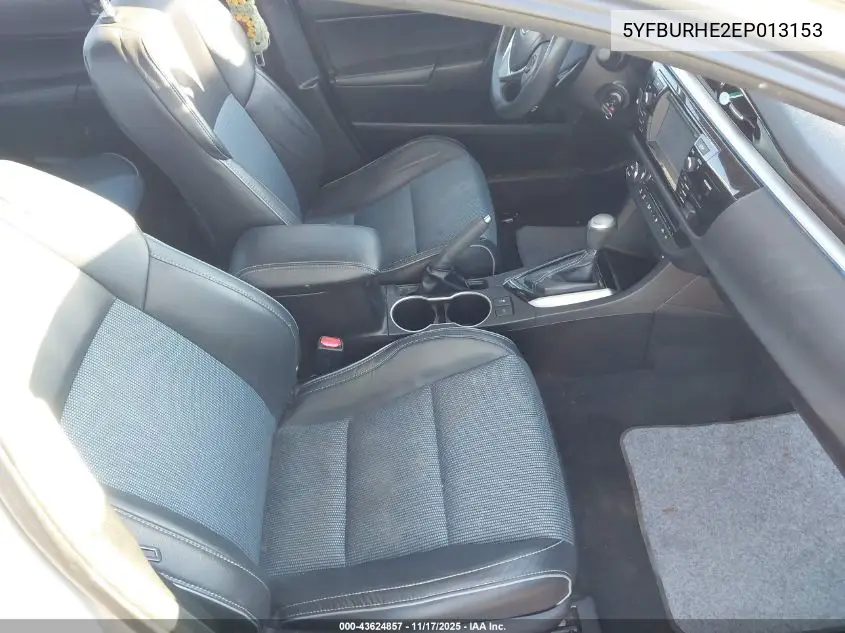 5YFBURHE2EP013153 2014 Toyota Corolla S Plus