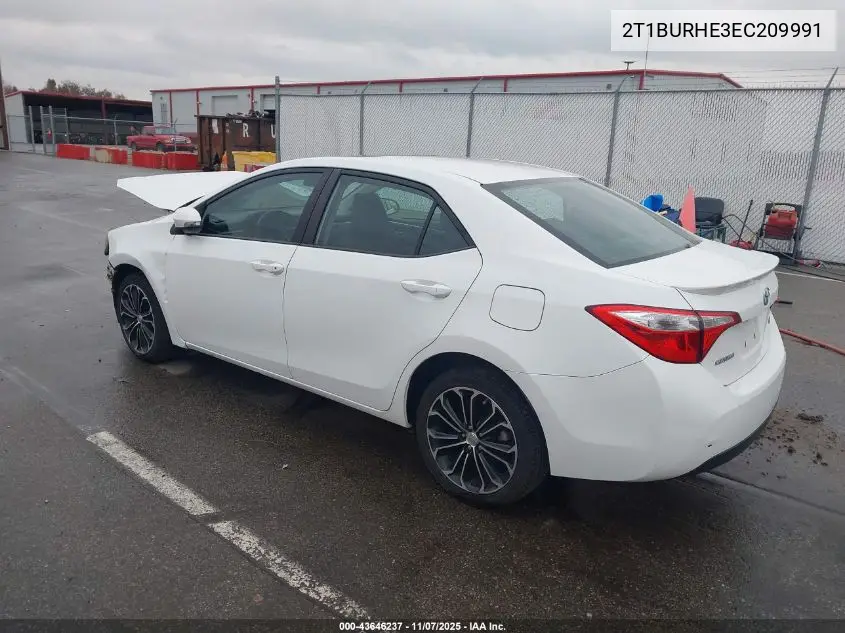 2T1BURHE3EC209991 2014 Toyota Corolla S Plus