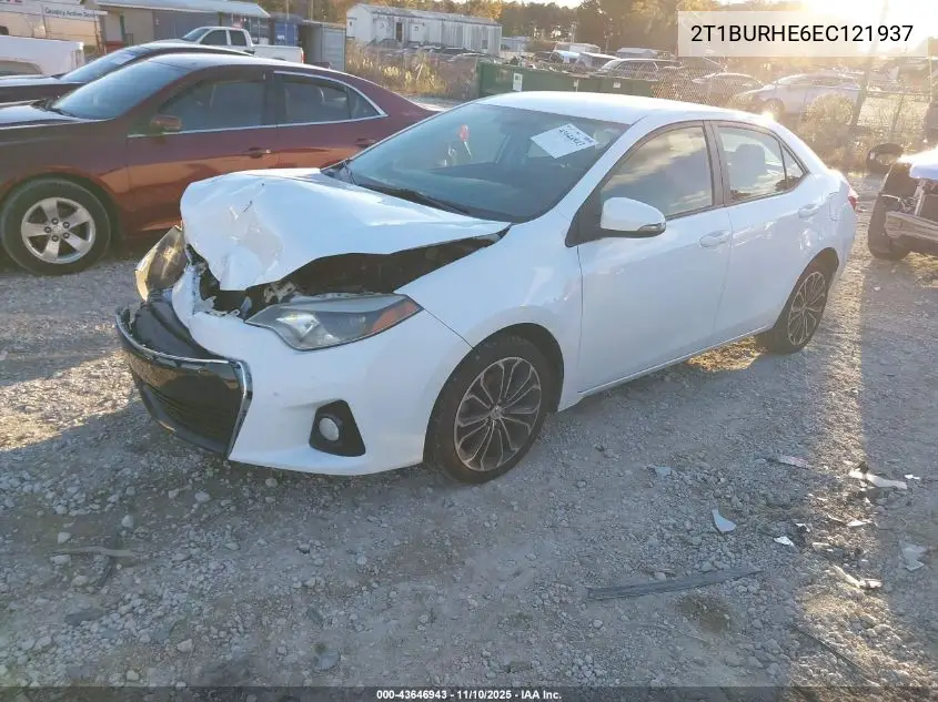 2T1BURHE6EC121937 2014 Toyota Corolla S Plus