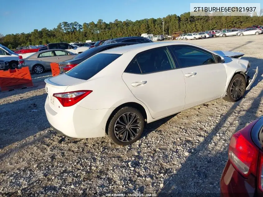 2T1BURHE6EC121937 2014 Toyota Corolla S Plus