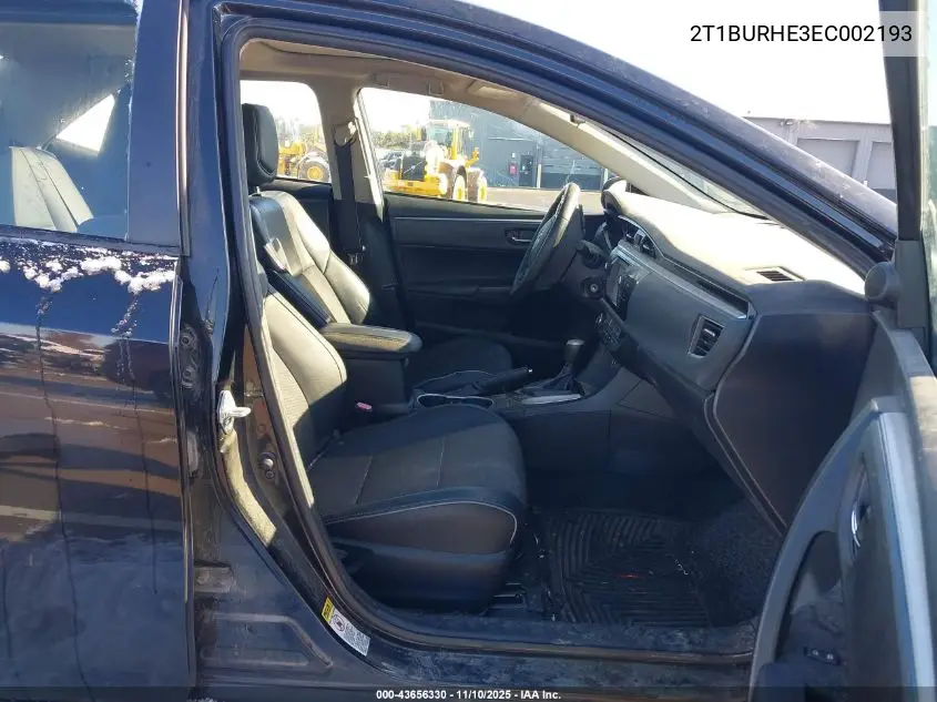 2T1BURHE3EC002193 2014 Toyota Corolla S Plus