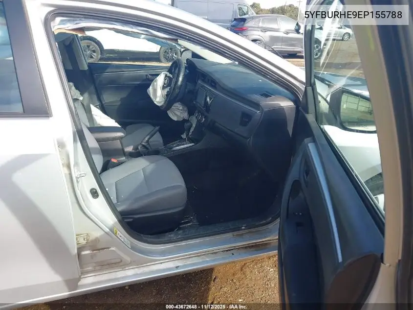 5YFBURHE9EP155788 2014 Toyota Corolla L