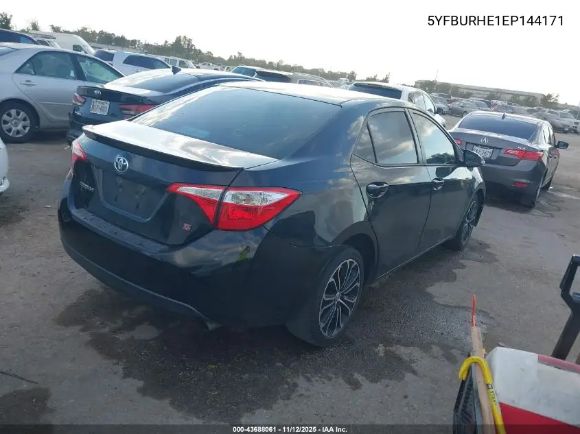 5YFBURHE1EP144171 2014 Toyota Corolla S Plus
