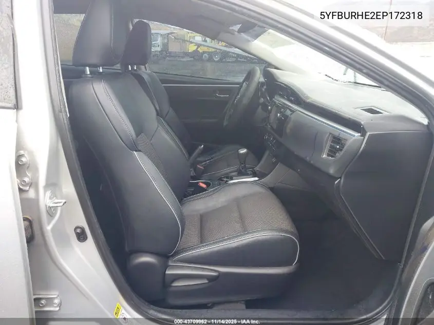 5YFBURHE2EP172318 2014 Toyota Corolla S Plus