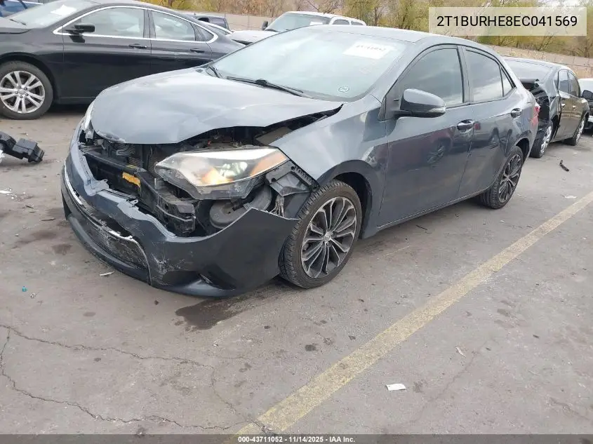 2T1BURHE8EC041569 2014 Toyota Corolla S Plus