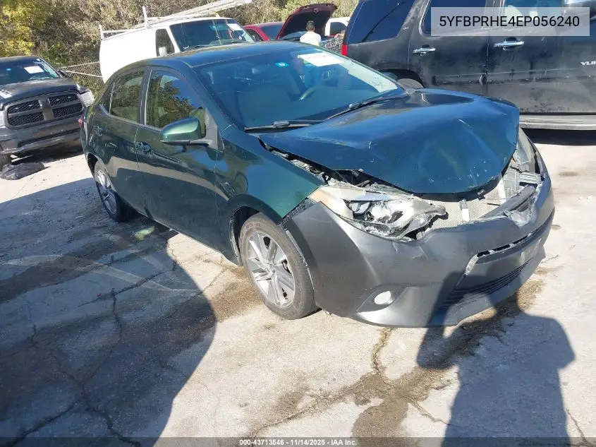 5YFBPRHE4EP056240 2014 Toyota Corolla Le Eco Plus