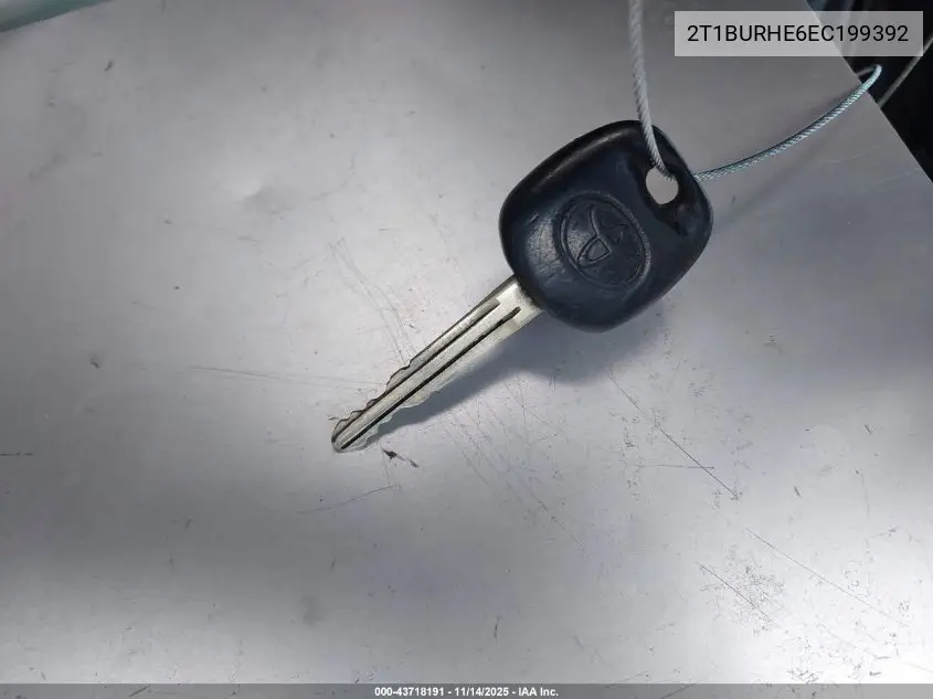 2T1BURHE6EC199392 2014 Toyota Corolla L