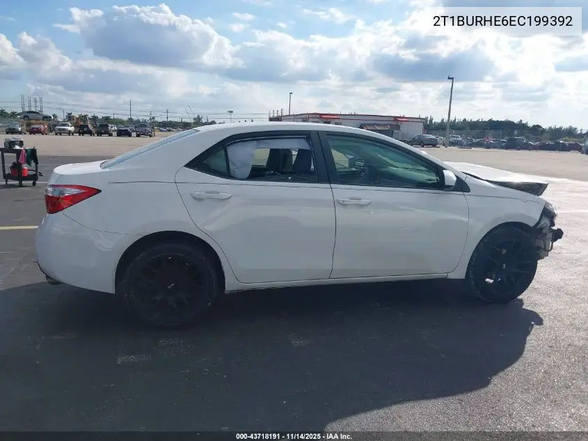 2T1BURHE6EC199392 2014 Toyota Corolla L