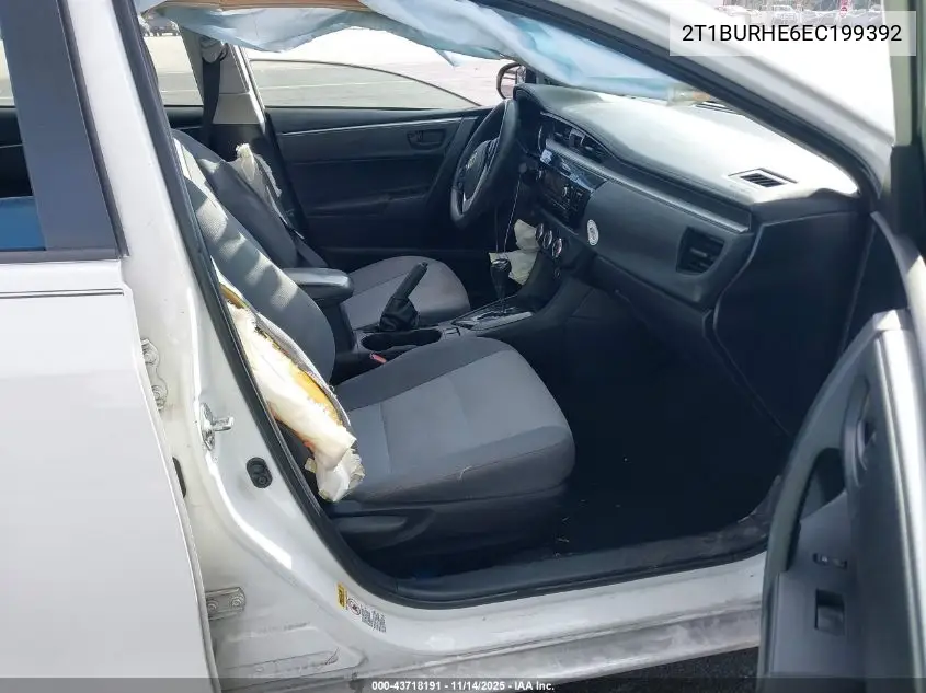 2T1BURHE6EC199392 2014 Toyota Corolla L