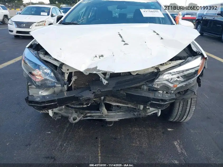 2T1BURHE6EC199392 2014 Toyota Corolla L