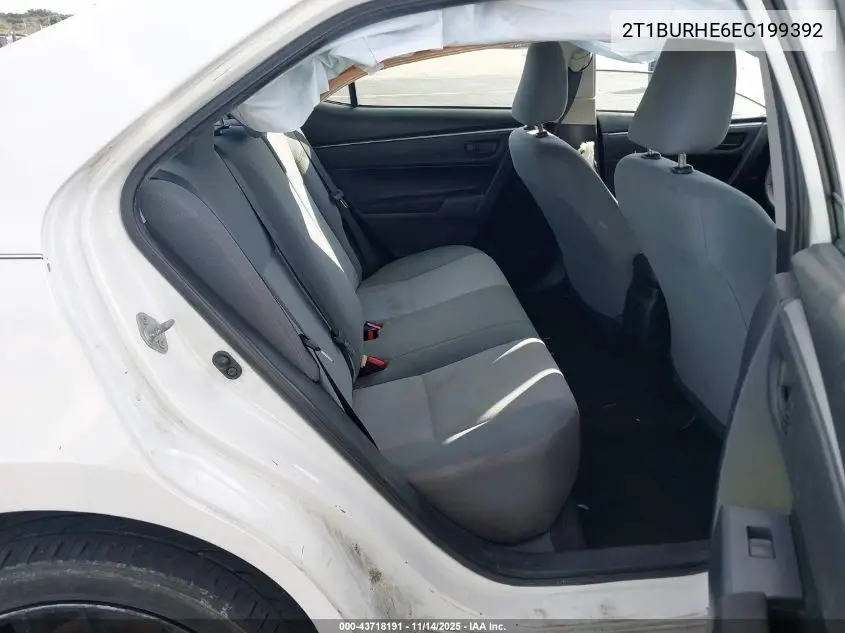 2T1BURHE6EC199392 2014 Toyota Corolla L