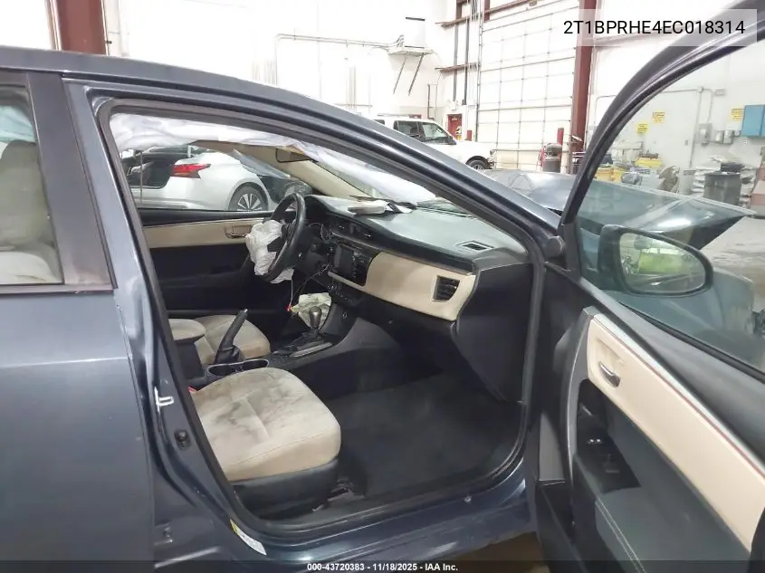 2T1BPRHE4EC018314 2014 Toyota Corolla Le Eco