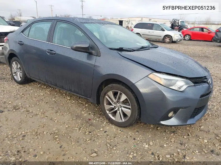 5YFBPRHEXEP051236 2014 Toyota Corolla Le Eco Plus