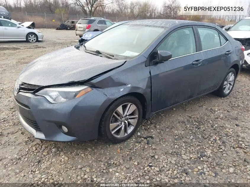 5YFBPRHEXEP051236 2014 Toyota Corolla Le Eco Plus