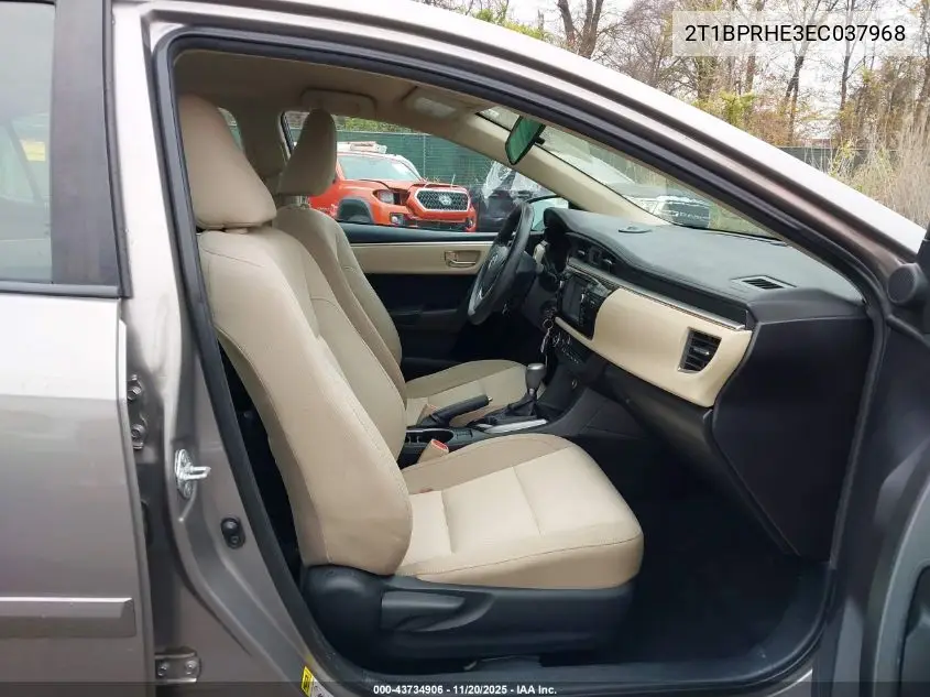 2T1BPRHE3EC037968 2014 Toyota Corolla Le Eco