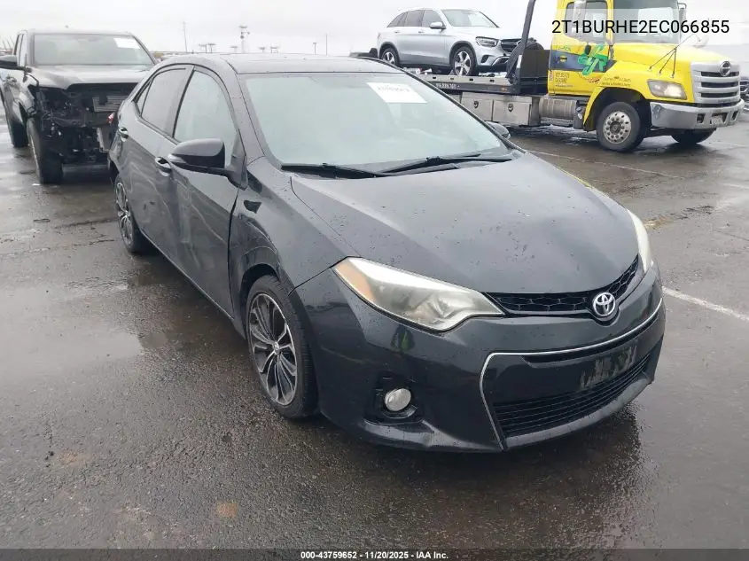 2T1BURHE2EC066855 2014 Toyota Corolla S Plus