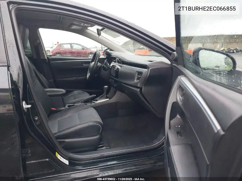2T1BURHE2EC066855 2014 Toyota Corolla S Plus