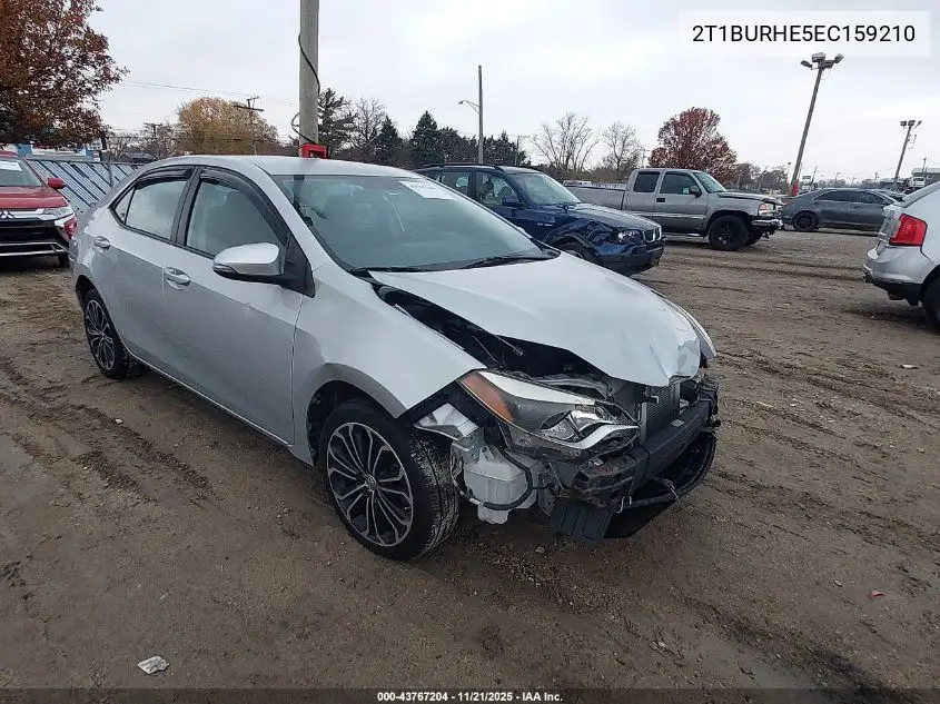 2T1BURHE5EC159210 2014 Toyota Corolla S Plus