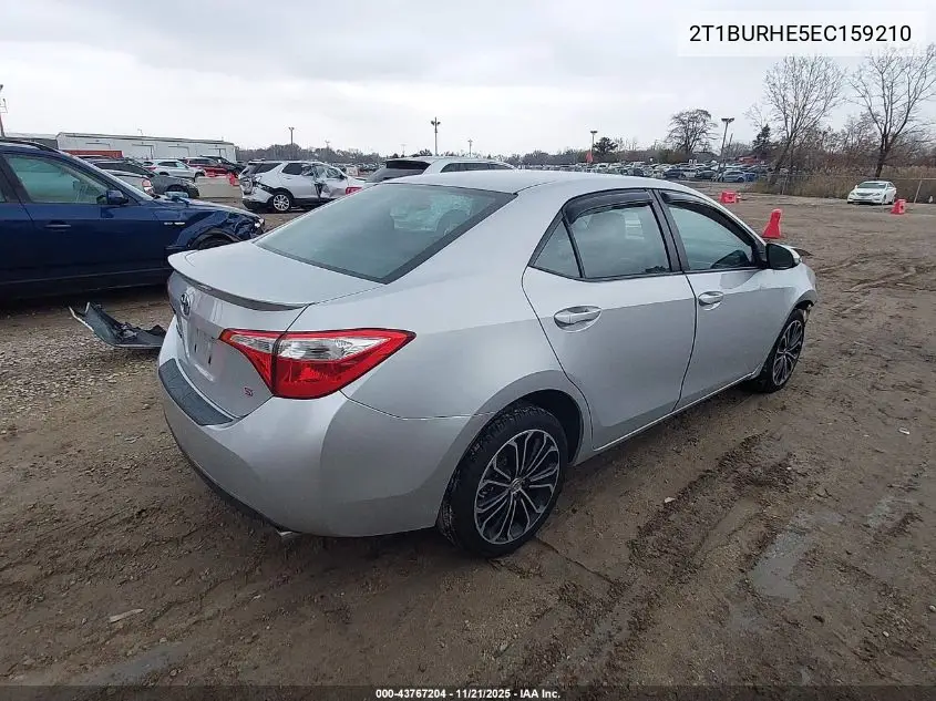 2T1BURHE5EC159210 2014 Toyota Corolla S Plus