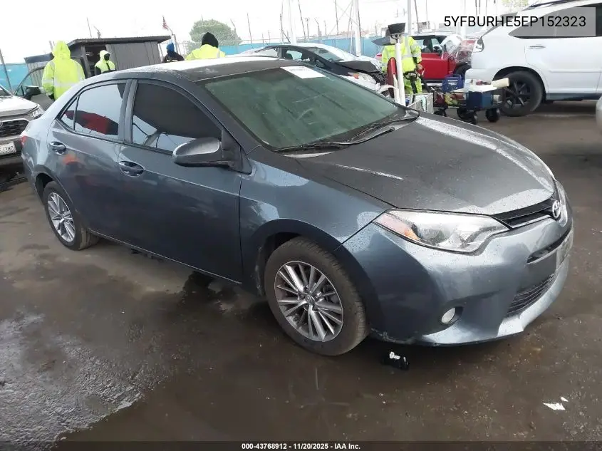 5YFBURHE5EP152323 2014 Toyota Corolla Le Plus
