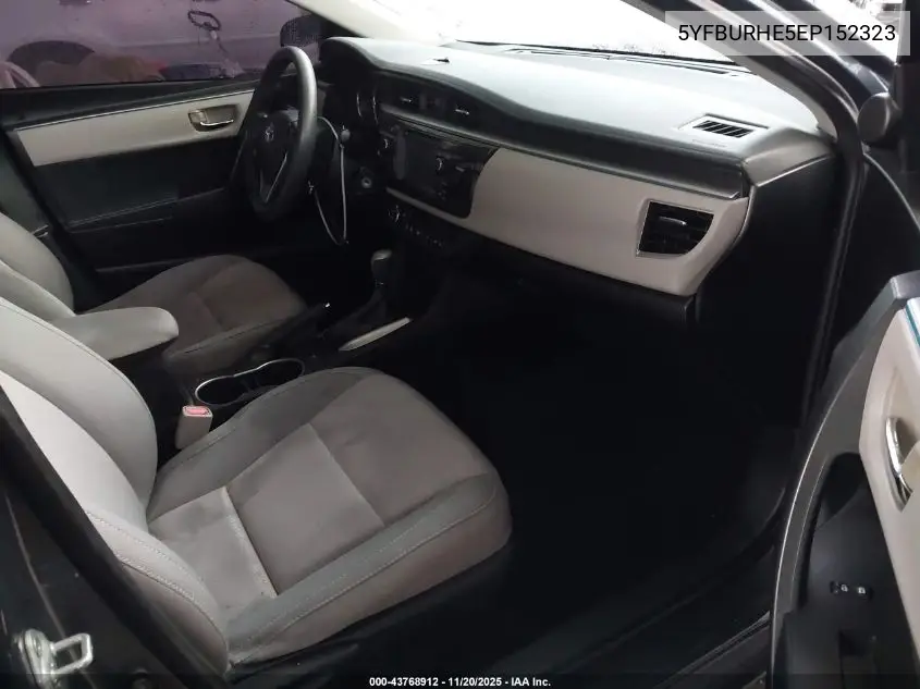 5YFBURHE5EP152323 2014 Toyota Corolla Le Plus