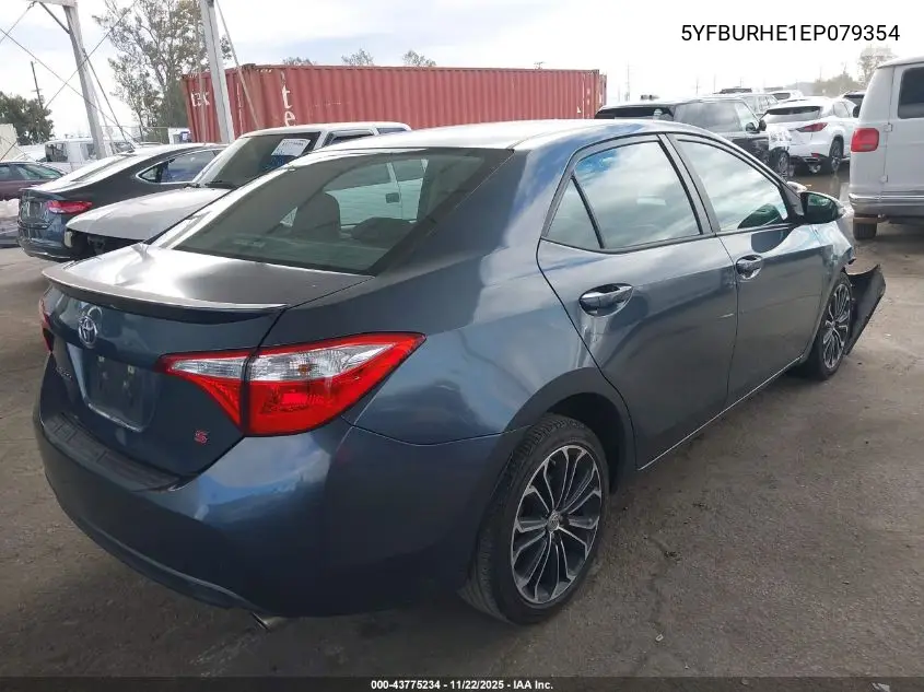5YFBURHE1EP079354 2014 Toyota Corolla S Plus