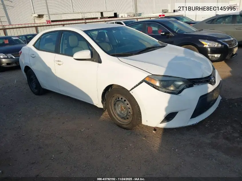 2T1BURHE8EC145995 2014 Toyota Corolla Le