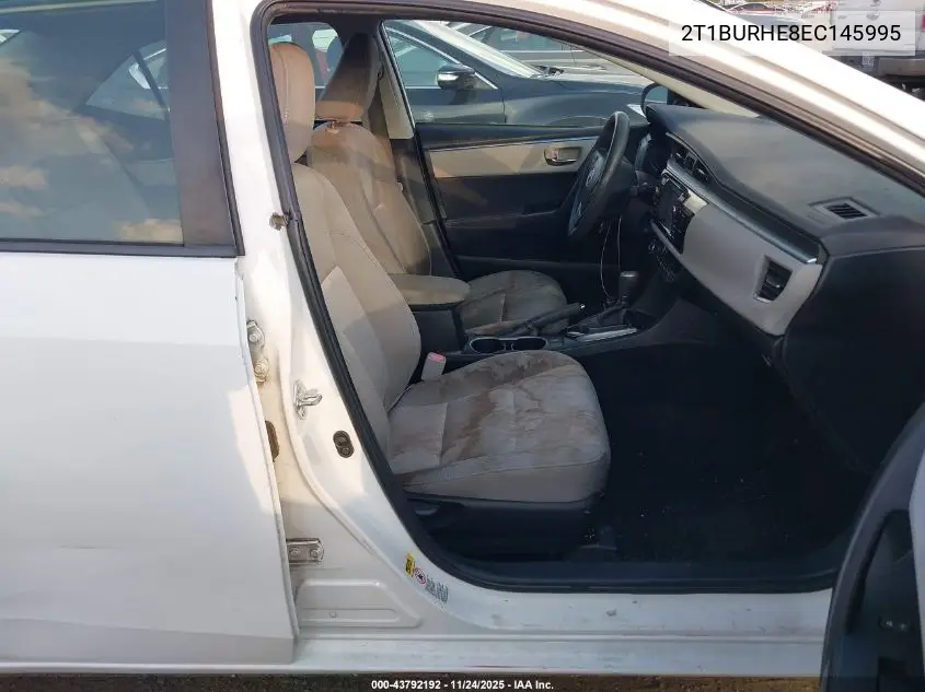 2T1BURHE8EC145995 2014 Toyota Corolla Le