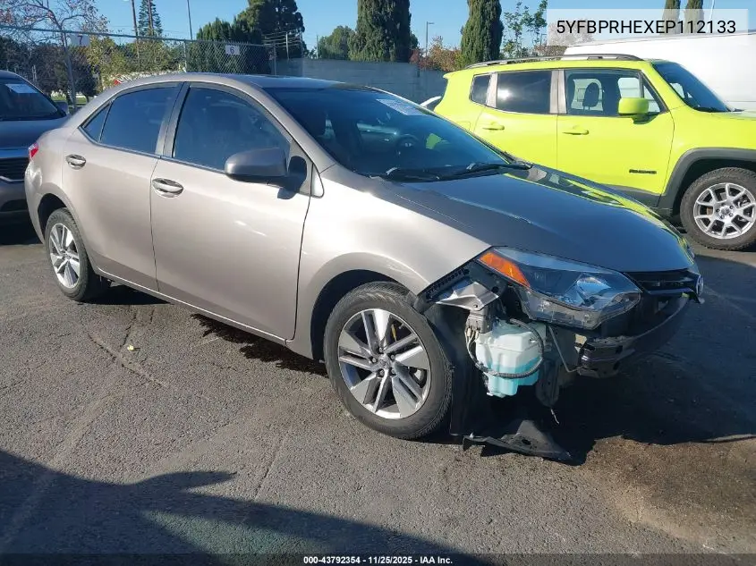 5YFBPRHEXEP112133 2014 Toyota Corolla Le Eco Premium