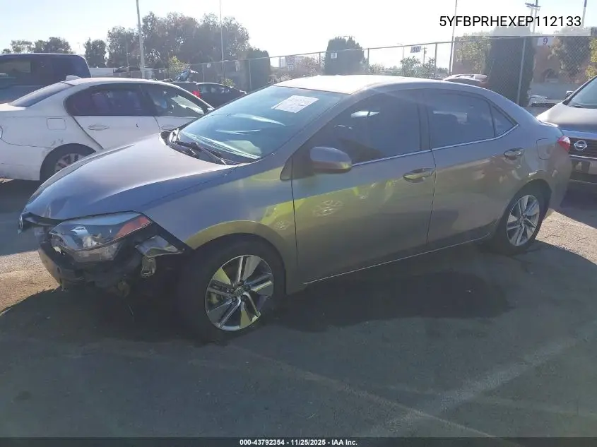 5YFBPRHEXEP112133 2014 Toyota Corolla Le Eco Premium