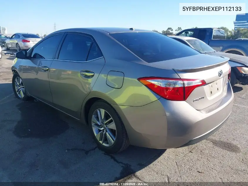 5YFBPRHEXEP112133 2014 Toyota Corolla Le Eco Premium