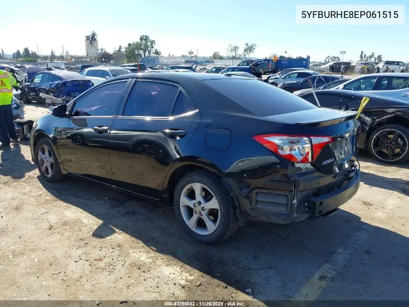 5YFBURHE8EP061515 2014 Toyota Corolla S Plus