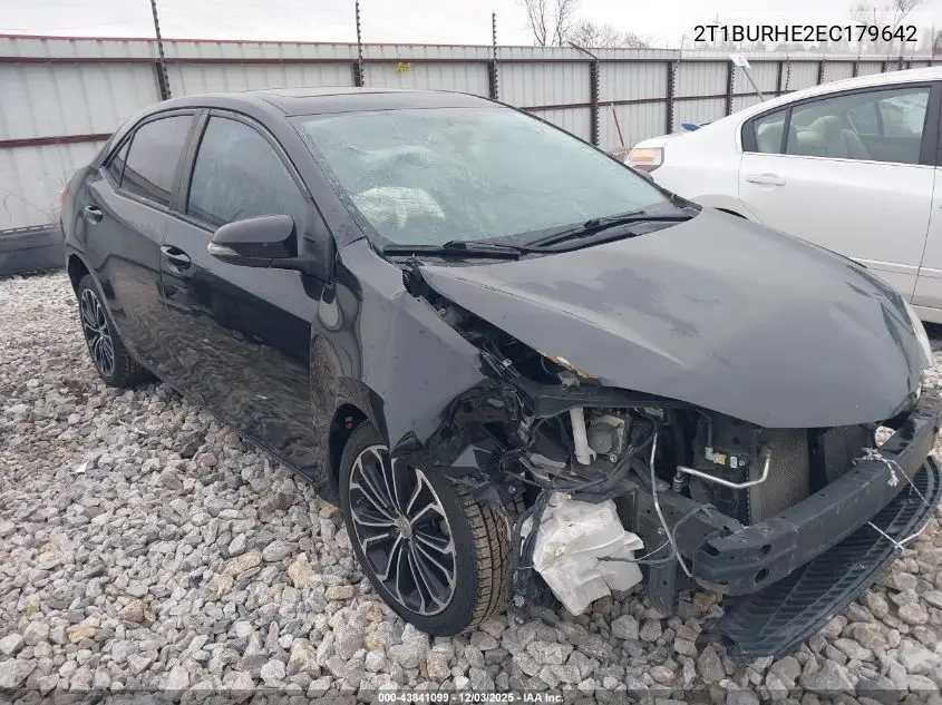 2T1BURHE2EC179642 2014 Toyota Corolla S Premium