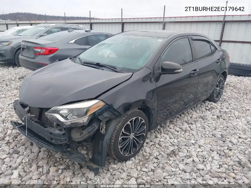 2T1BURHE2EC179642 2014 Toyota Corolla S Premium