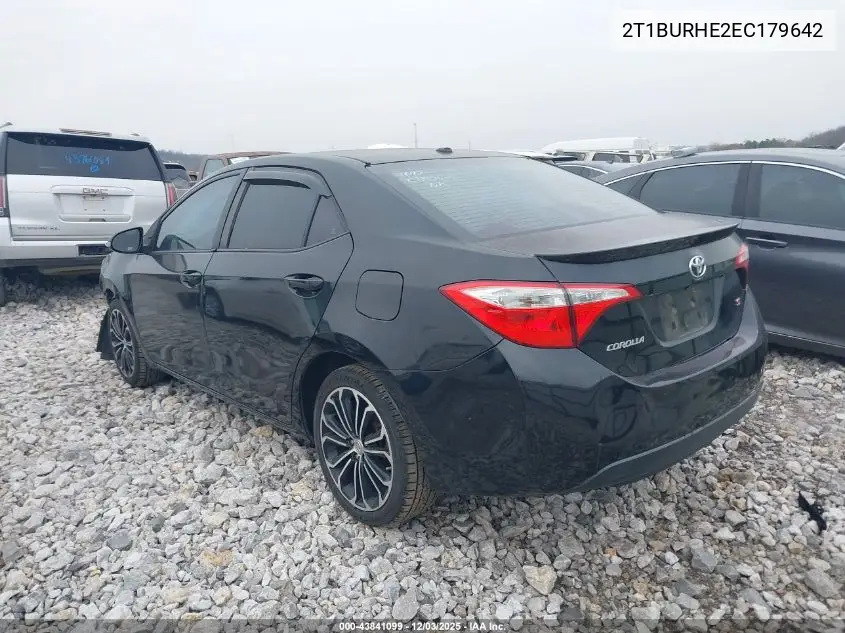 2T1BURHE2EC179642 2014 Toyota Corolla S Premium