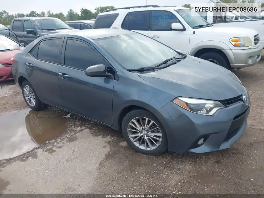 5YFBURHE1EP008686 2014 Toyota Corolla Le Plus