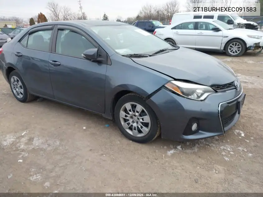 2T1BURHEXEC091583 2014 Toyota Corolla S