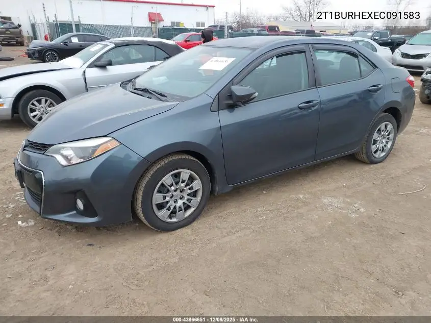 2T1BURHEXEC091583 2014 Toyota Corolla S