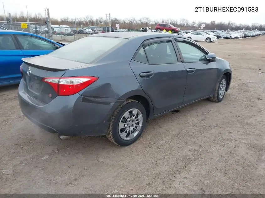 2T1BURHEXEC091583 2014 Toyota Corolla S