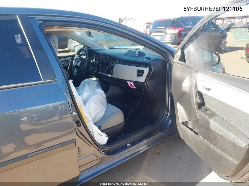 5YFBURHE7EP121106 2014 Toyota Corolla Le