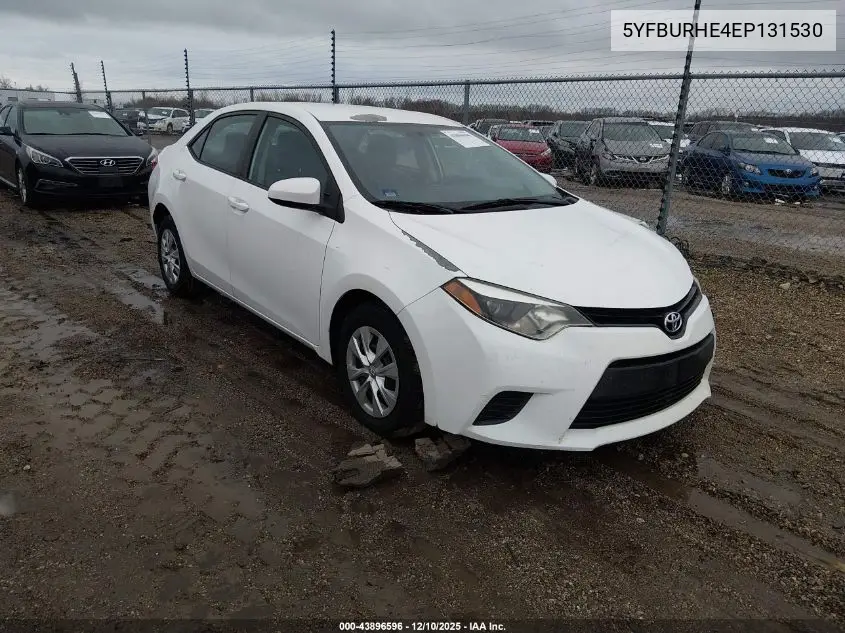 5YFBURHE4EP131530 2014 Toyota Corolla L