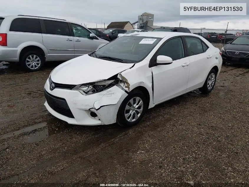 5YFBURHE4EP131530 2014 Toyota Corolla L